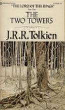 Cover image of The Two Towers by J.R.R. Tolkien, featuring a forest of tall trees